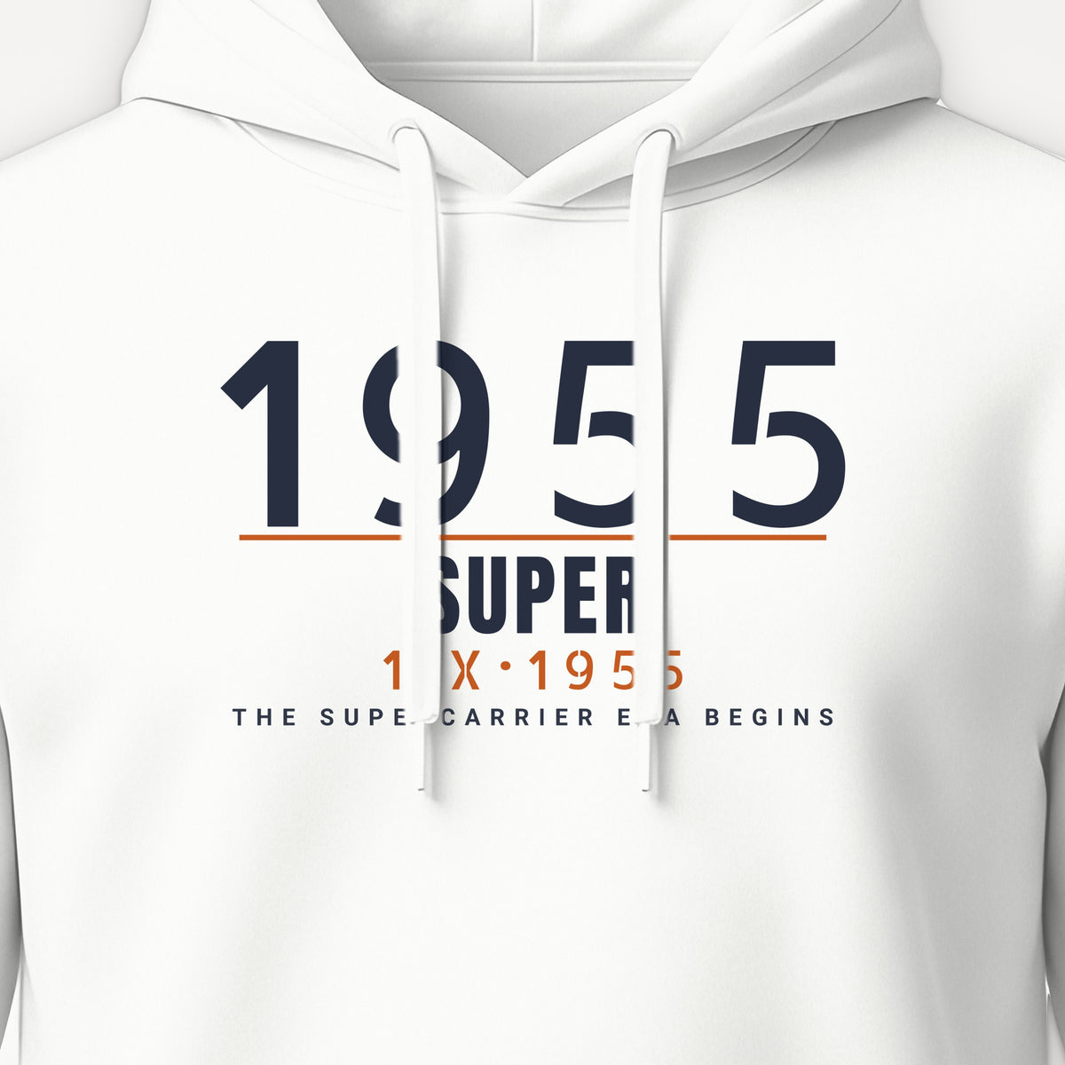 Supercarrier Watch Timestamp Hoodie, front print detail
