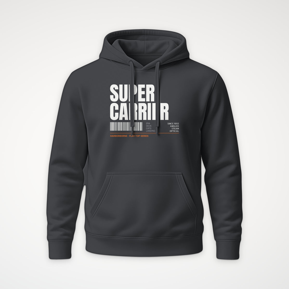 Supercarrier Watch Tag Hoodie in Anthracite