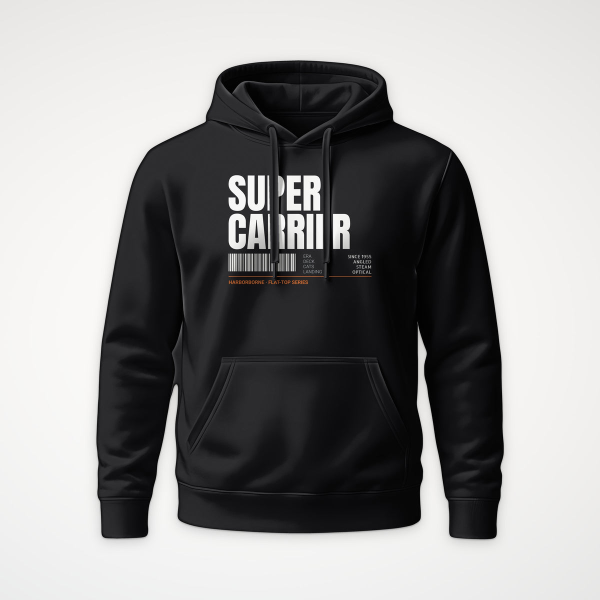 Supercarrier Watch Tag Hoodie in Black