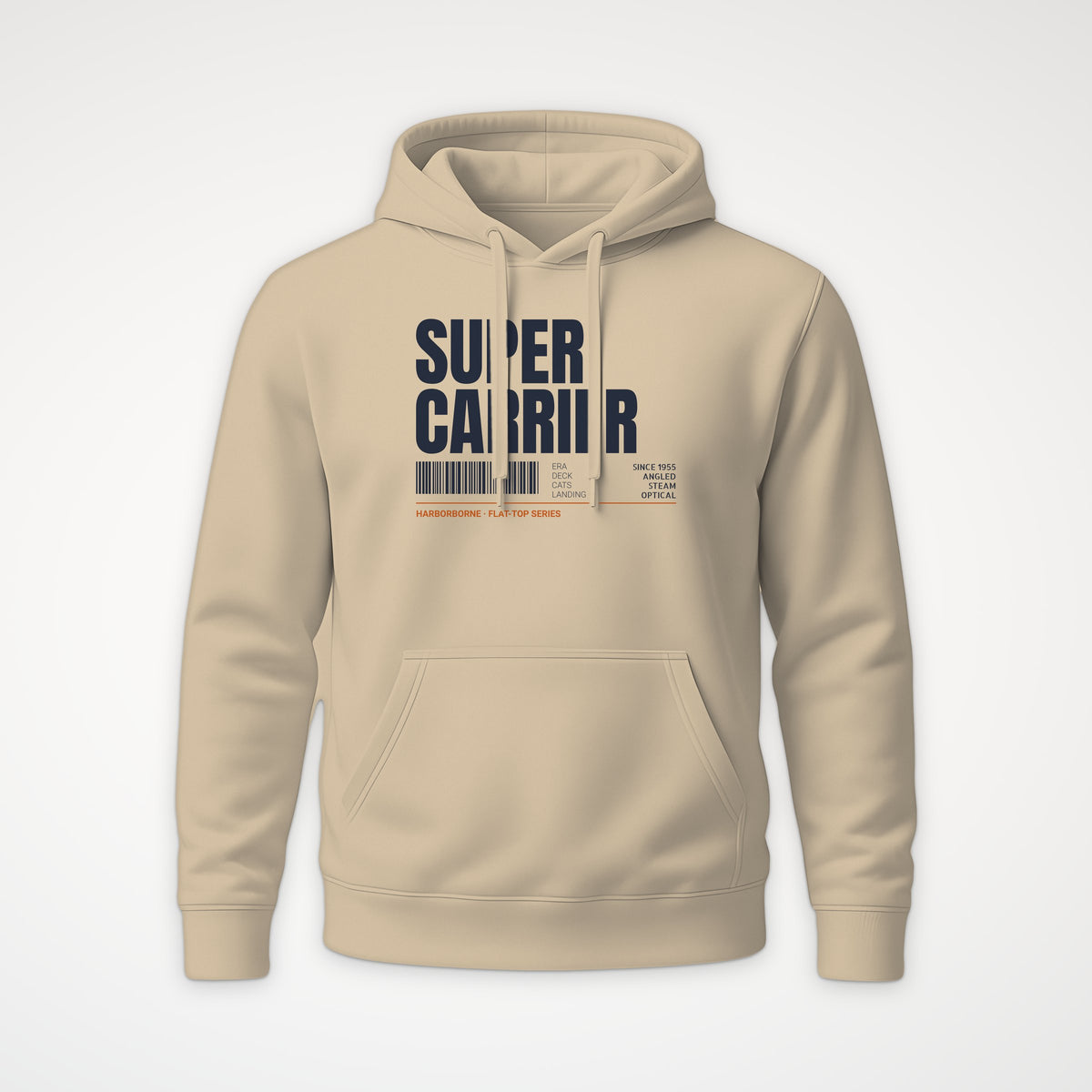 Supercarrier Watch Tag Hoodie in Desert Dust