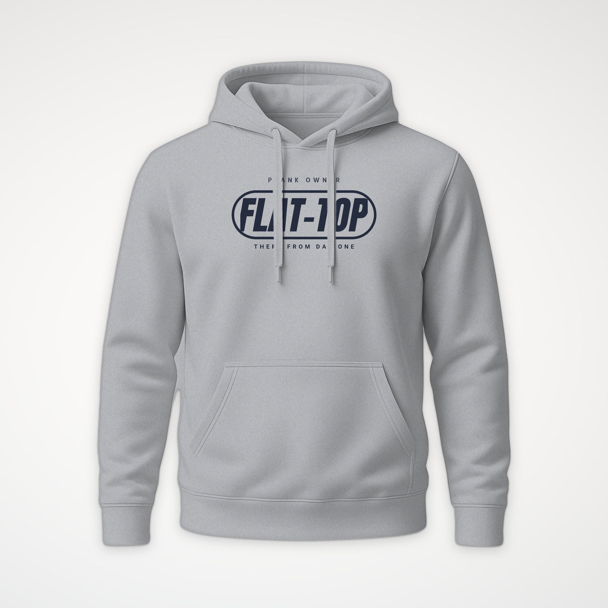 Flat-Top Sailor Plank Owner Hoodie in Heather Grey