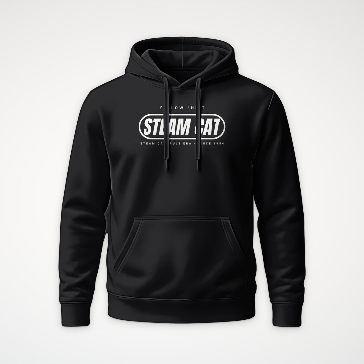 Steam Cat Era Pill Hoodie in Black