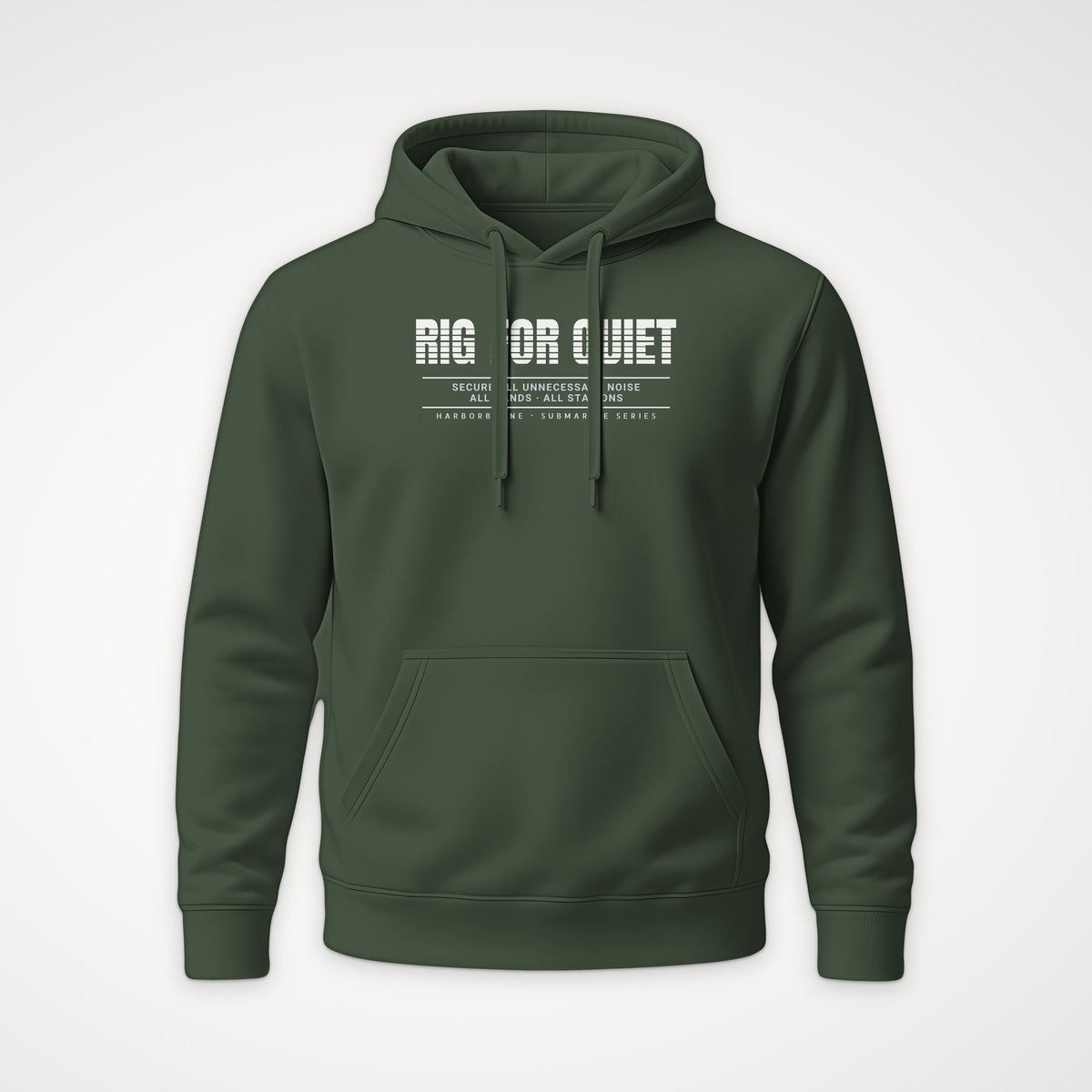 Rig for Quiet Scanline Hoodie in Olive