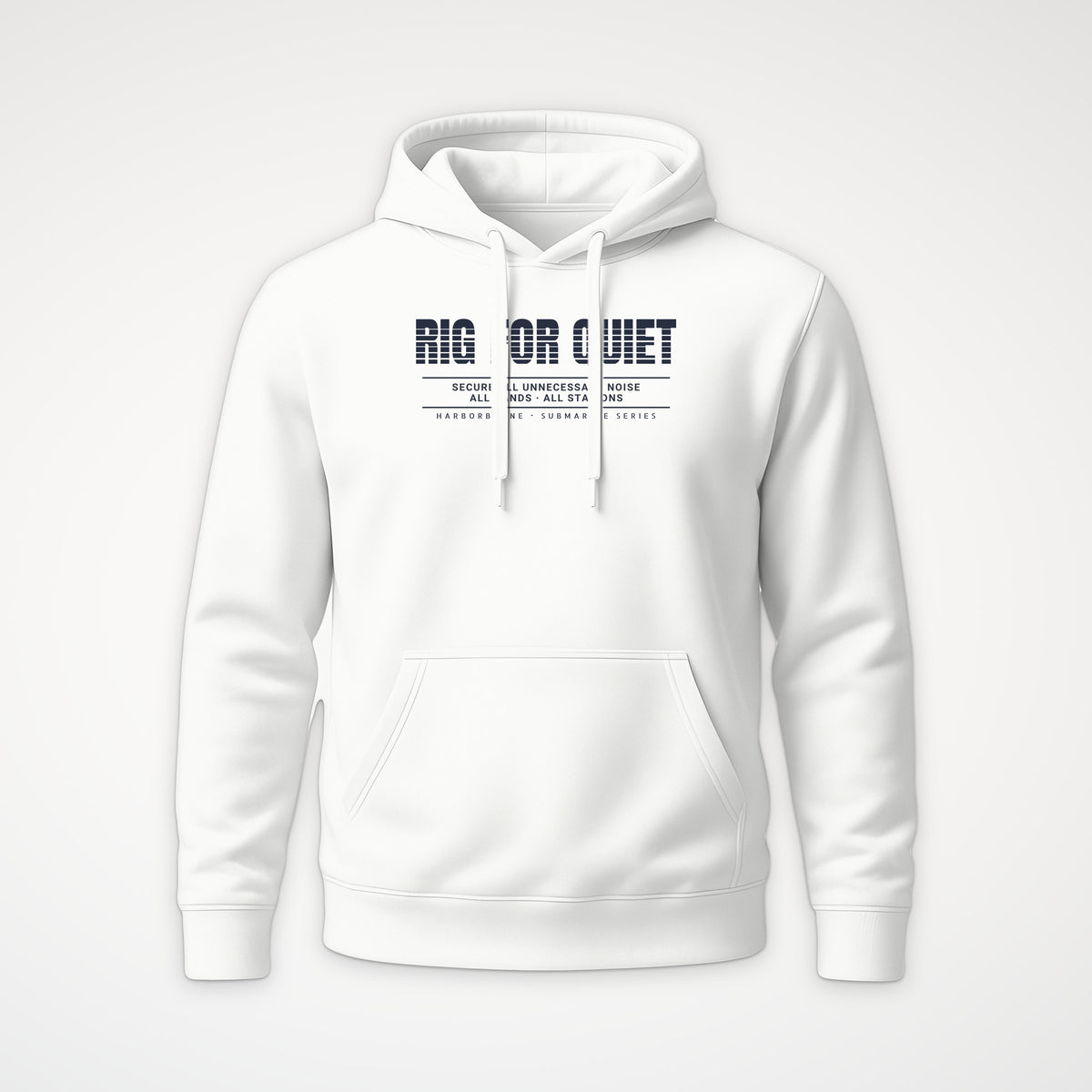Rig for Quiet Scanline Hoodie in White