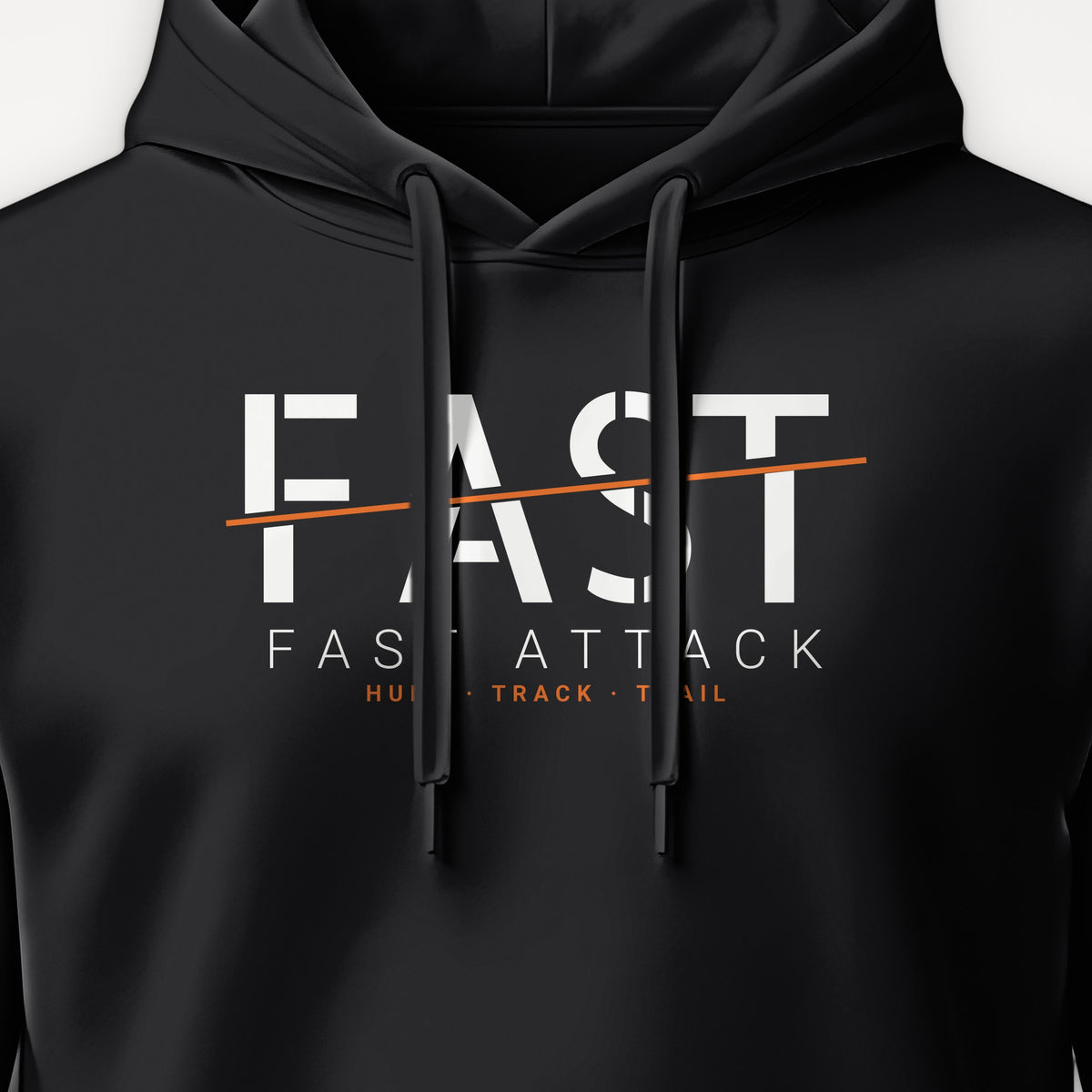 Fast Attack & Boomer Fast Attack Hoodie, front print detail