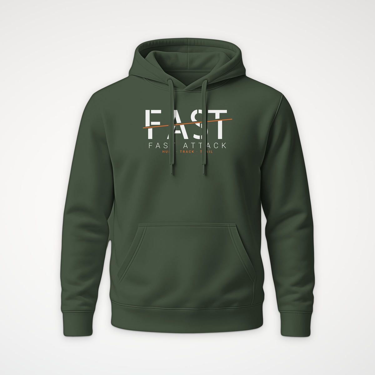 Fast Attack & Boomer Fast Attack Hoodie in Olive
