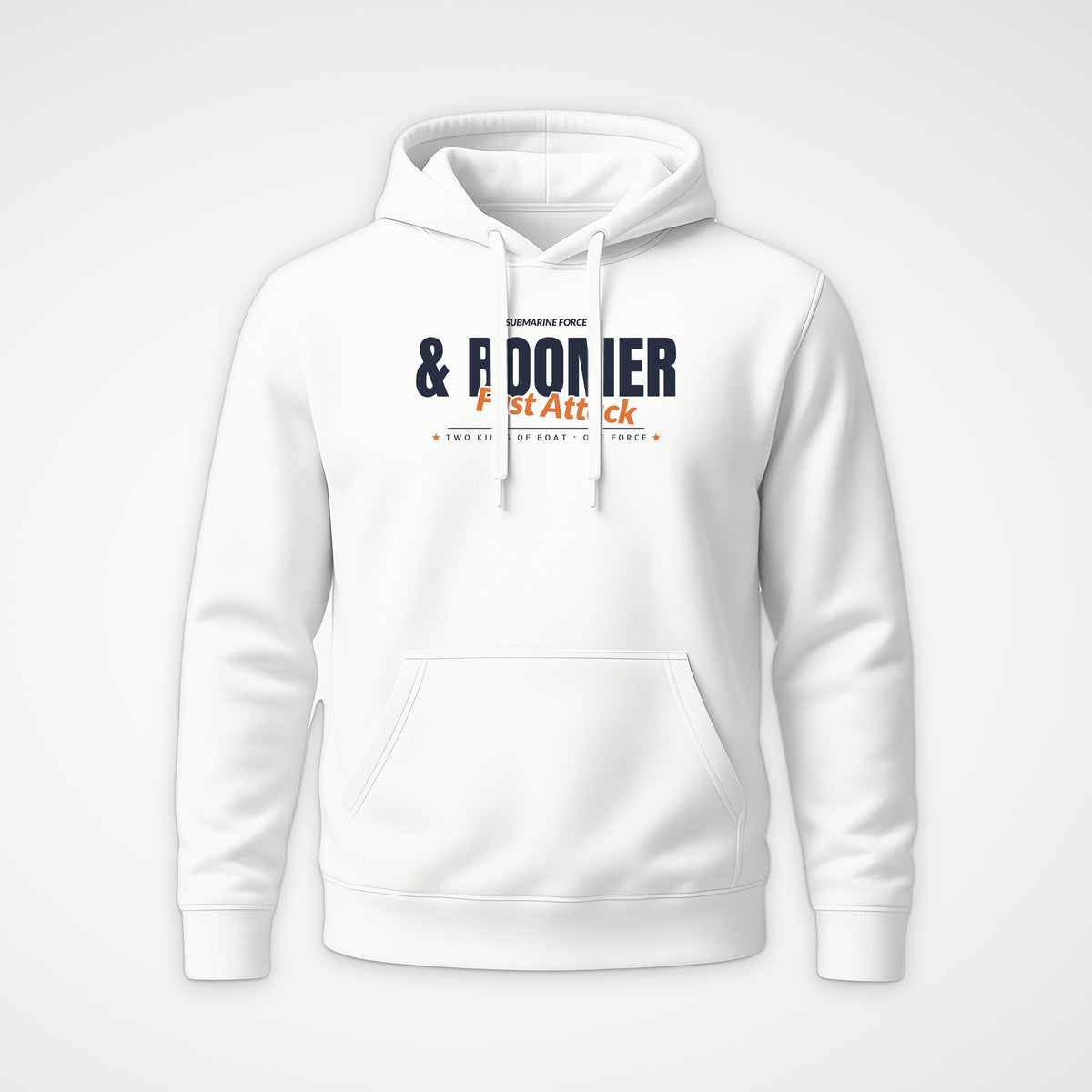 Fast Attack & Boomer Club Hoodie in White