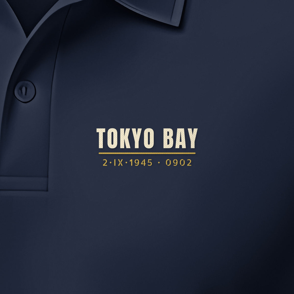 Tokyo Bay 2 IX 1945 Polo, left-chest detail