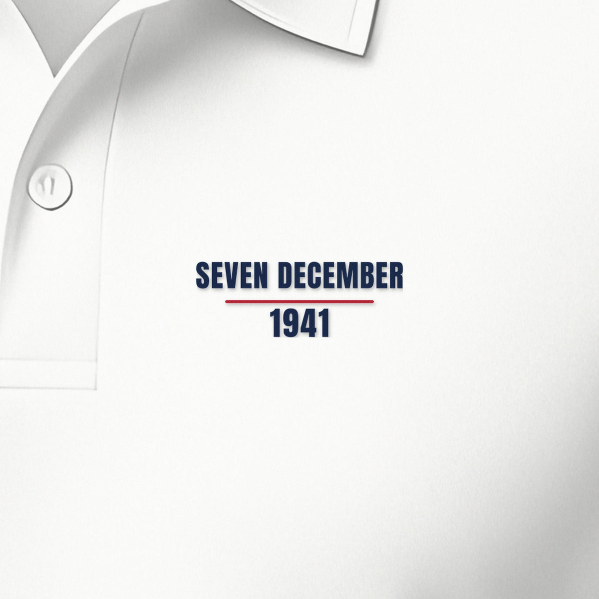 Seven December 1941 Polo, left-chest detail