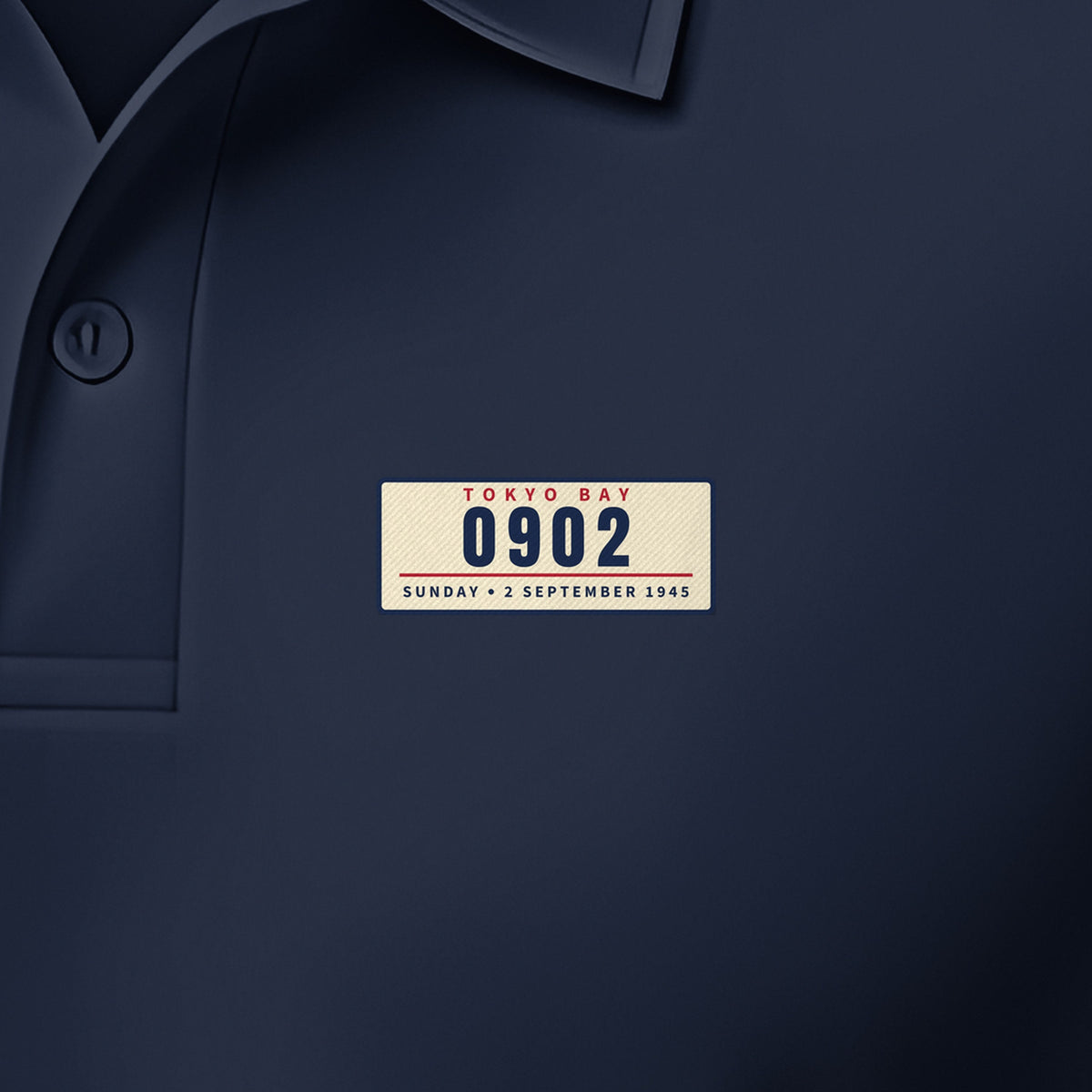 Tokyo Bay 0902 Polo, left-chest detail