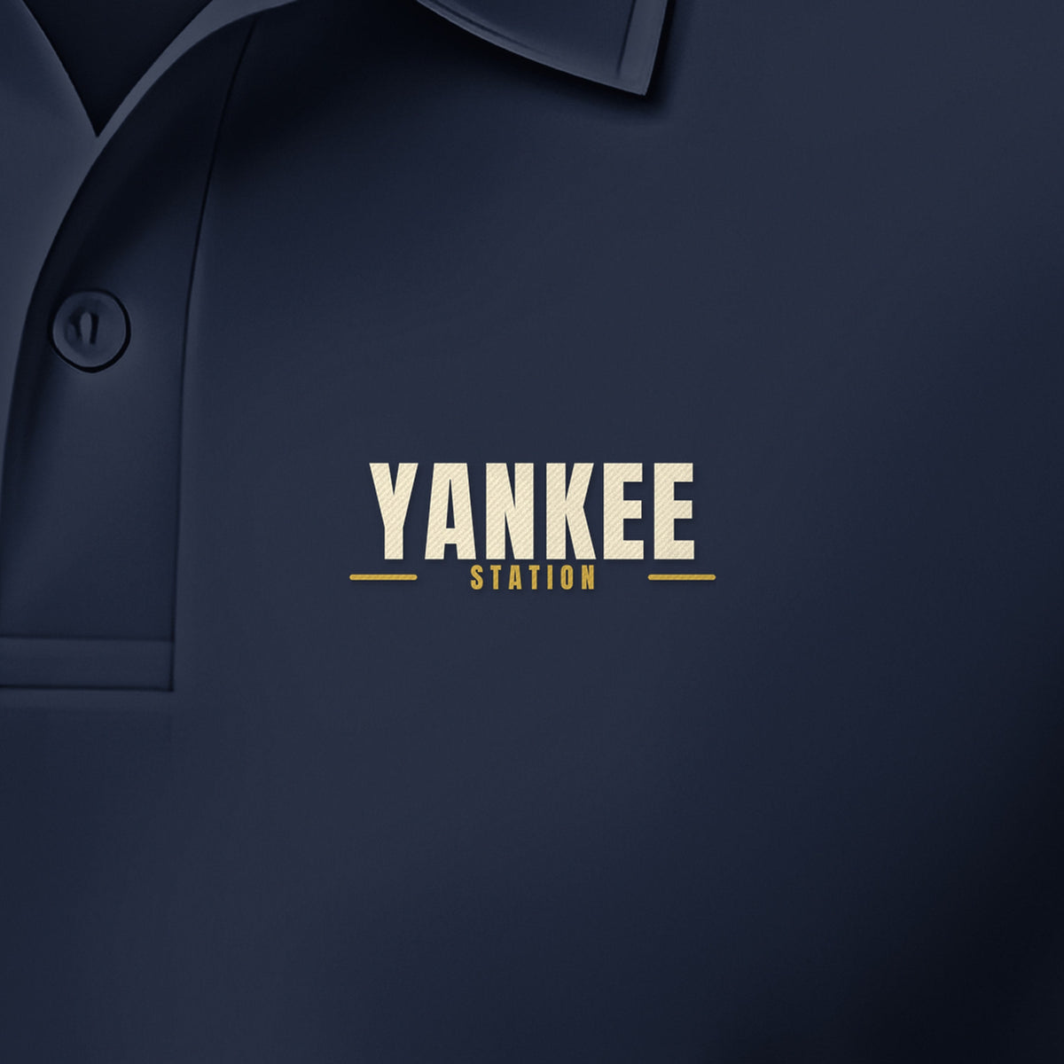 Yankee Station 1964-1973 Polo, left-chest detail