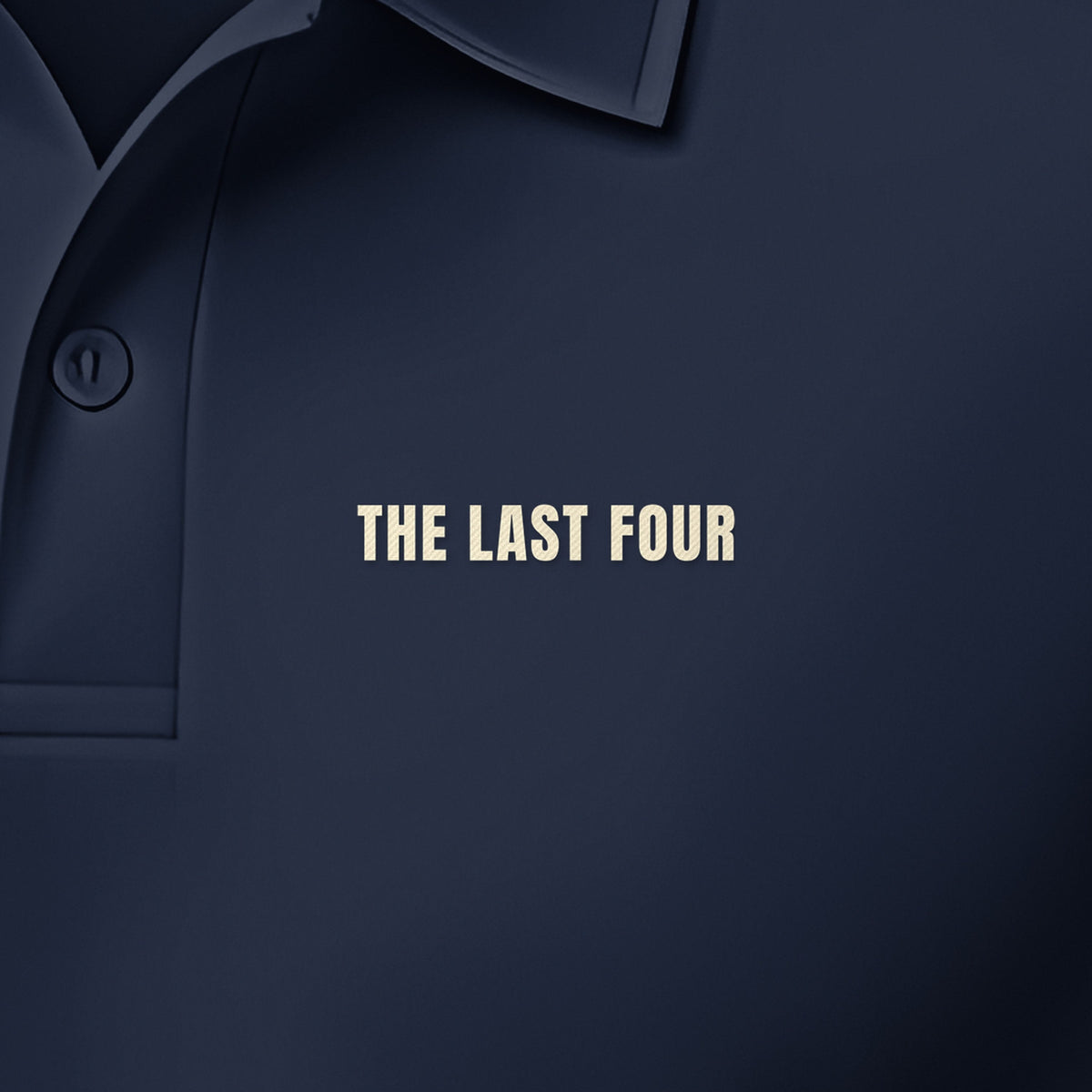 The Last Four Polo, left-chest detail