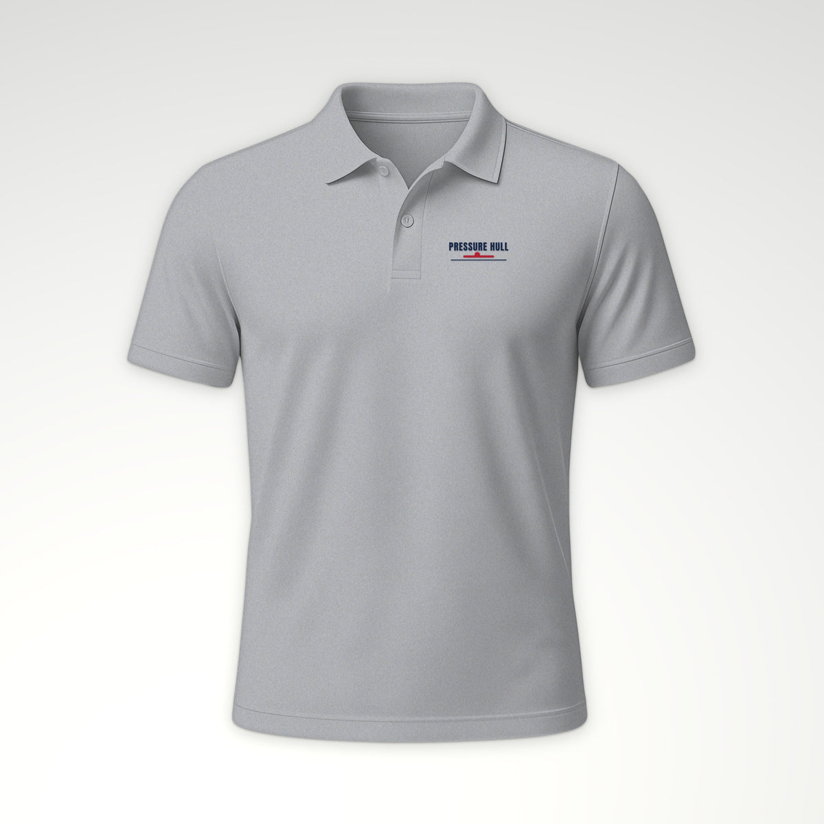 Pressure Hull Blueprint Polo in Sport Grey