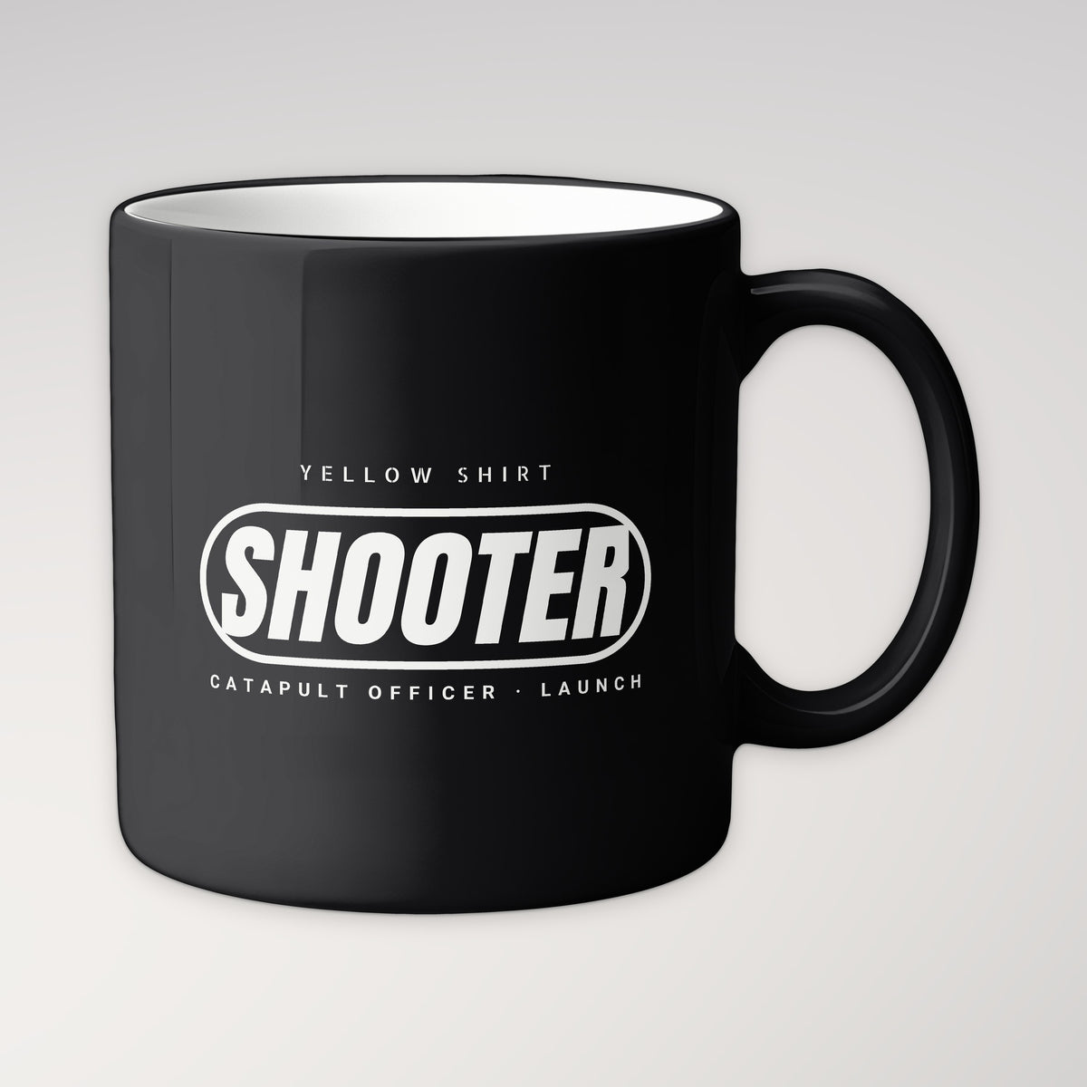 Rainbow Wardrobe Yellow Shirt Shooter Mug