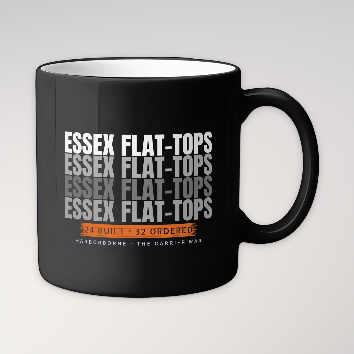 Essex Flat-Tops Echo Mug in black