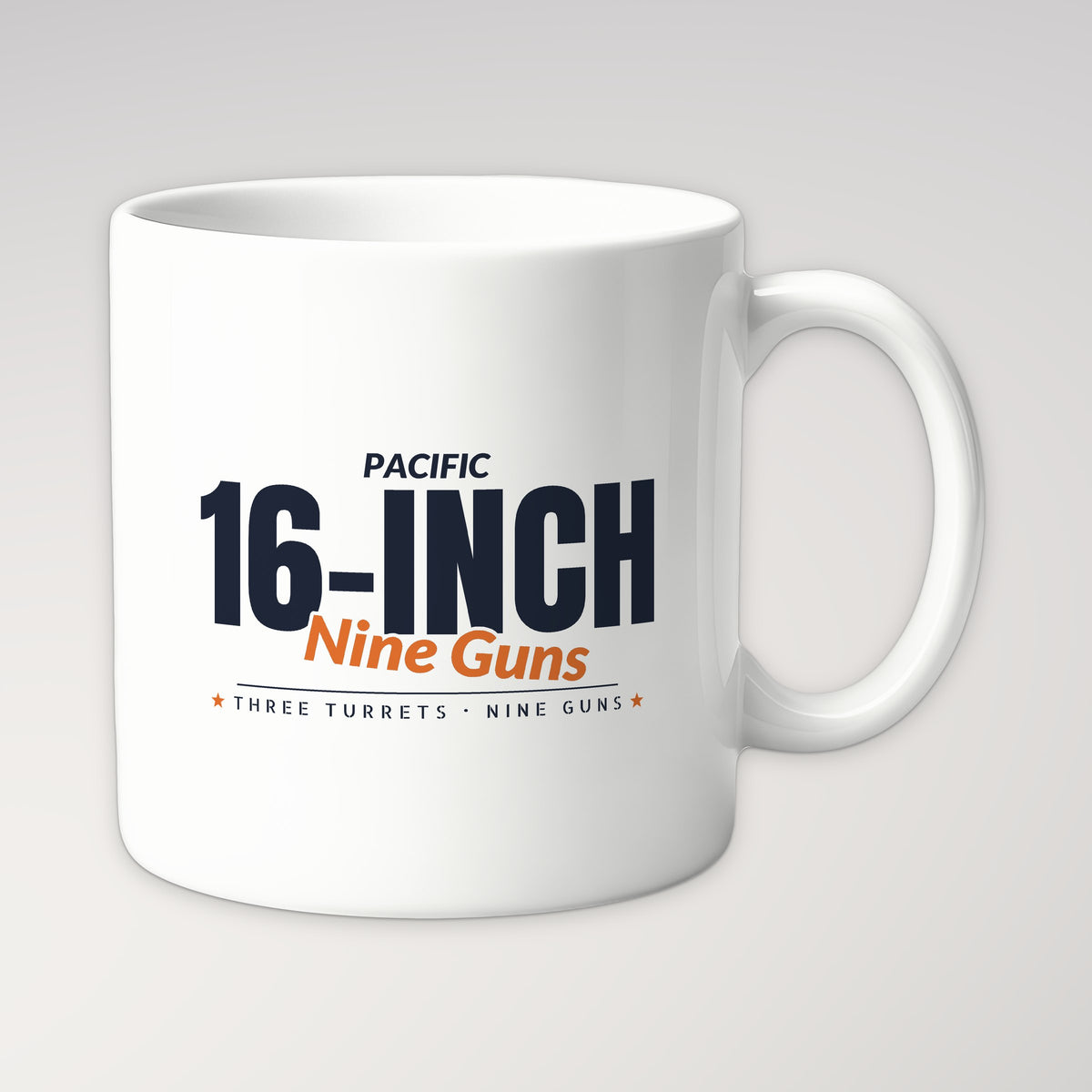 Nine Guns Pacific Club Mug in white