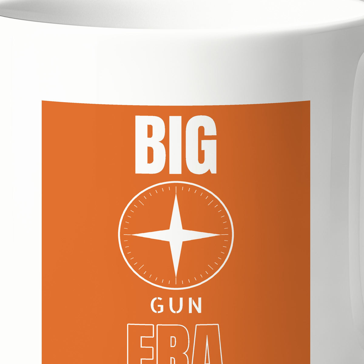 Big Gun Era Poster Mug, print detail