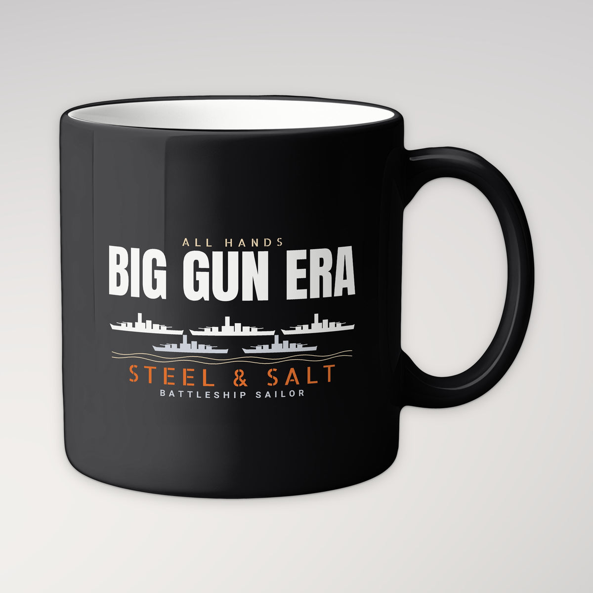 Big Gun Era Row Mug in black