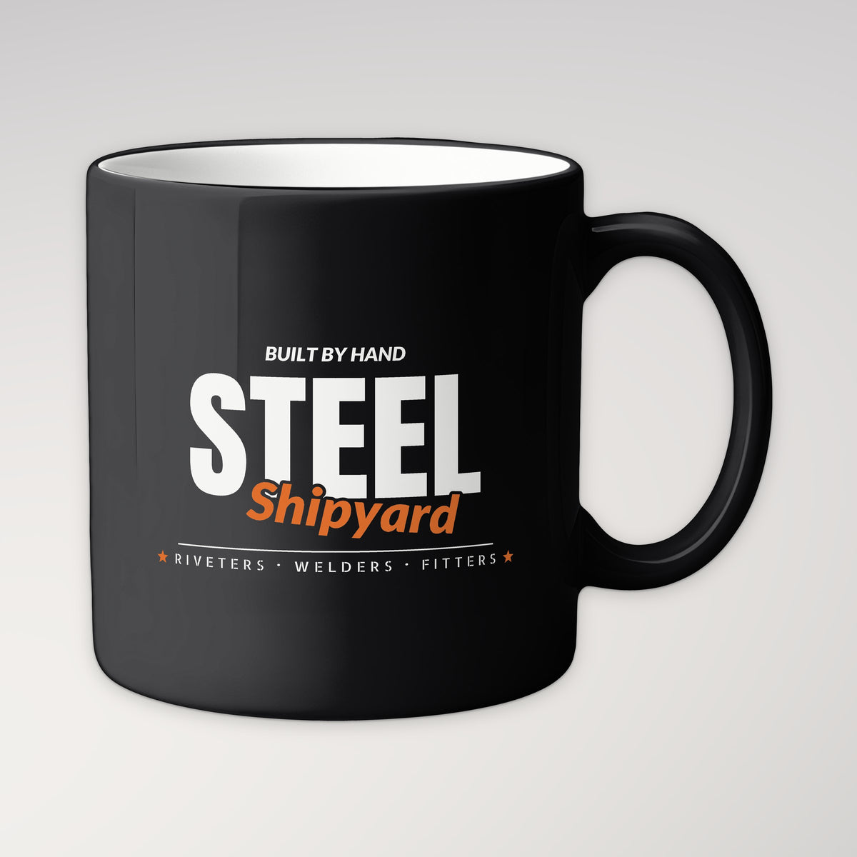 Shipyard Steel Club Mug in black