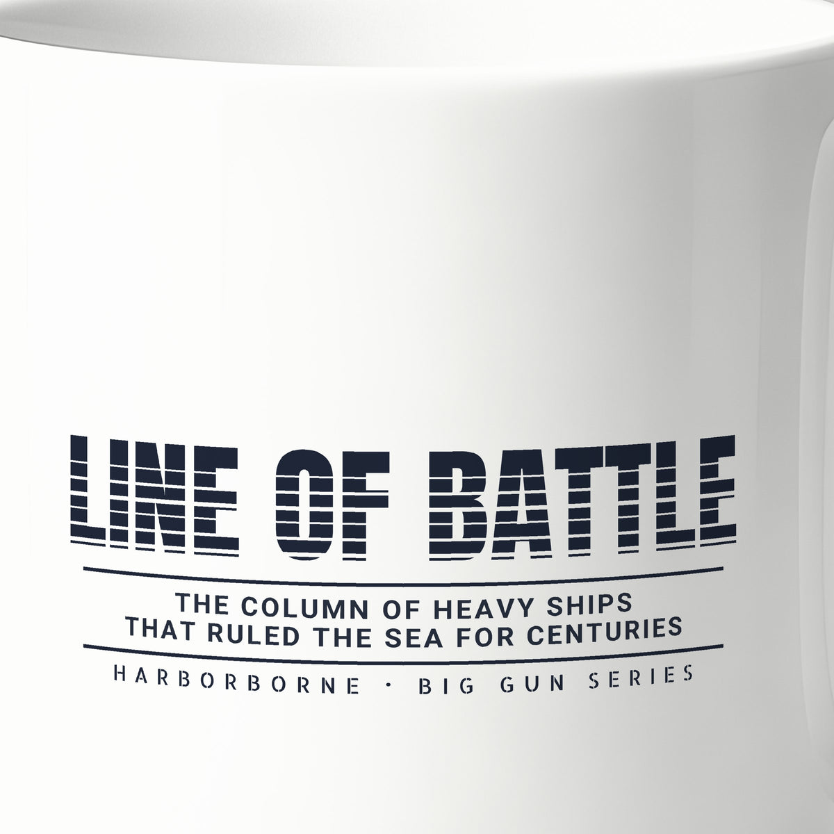 Line of Battle Scanline Mug, print detail