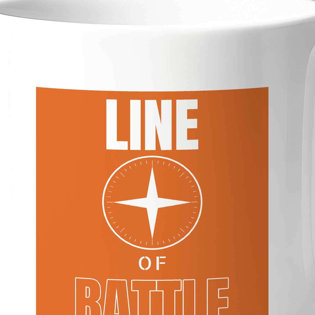 Line of Battle Poster Mug, print detail