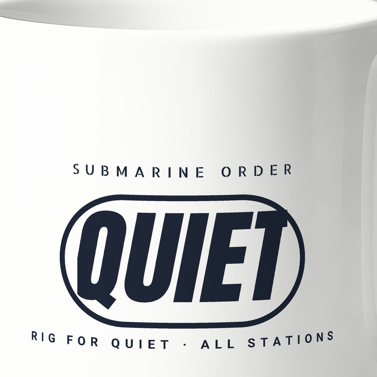 Rig for Quiet Pill Mug, print detail