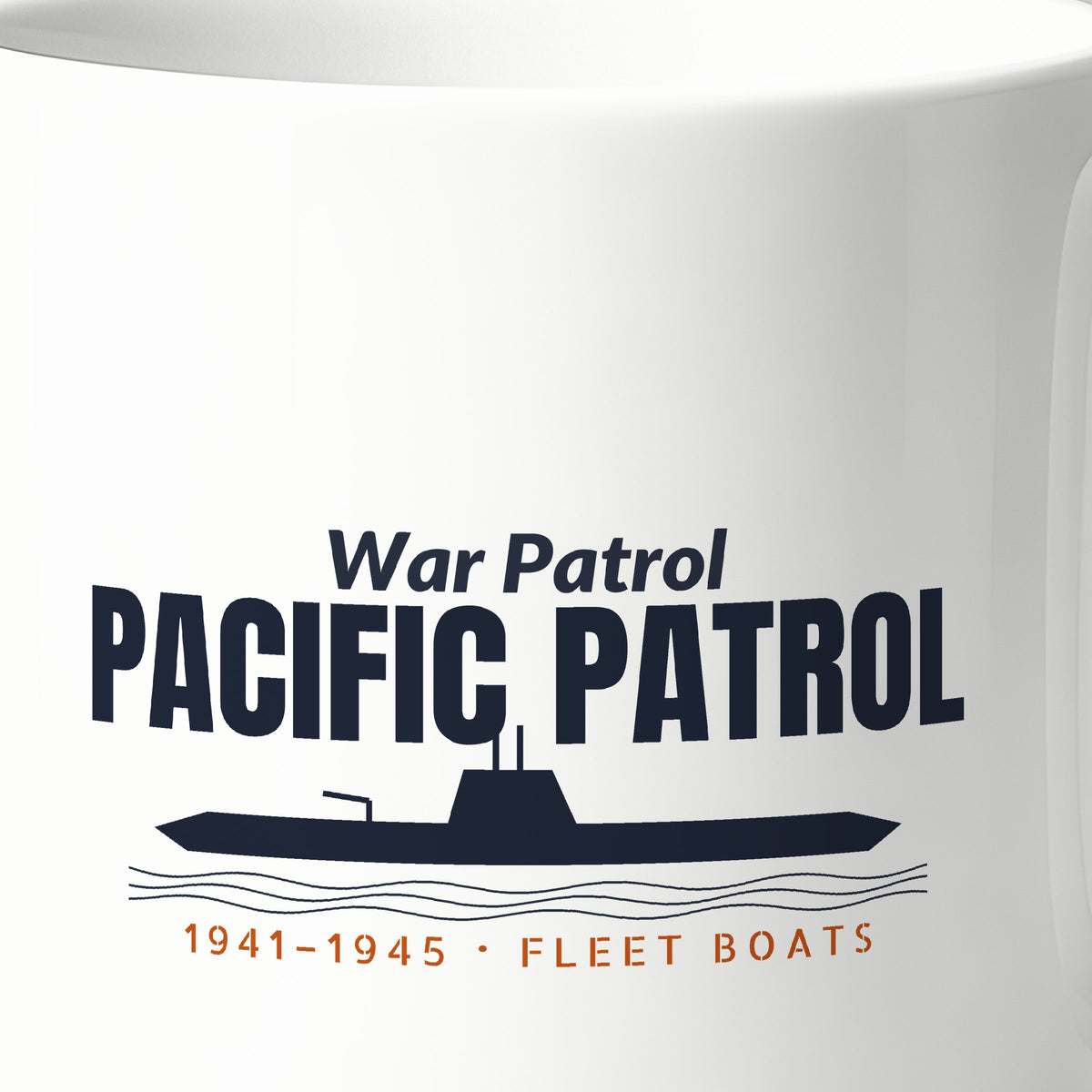 Pacific Patrol 1941–45 Profile Mug, print detail