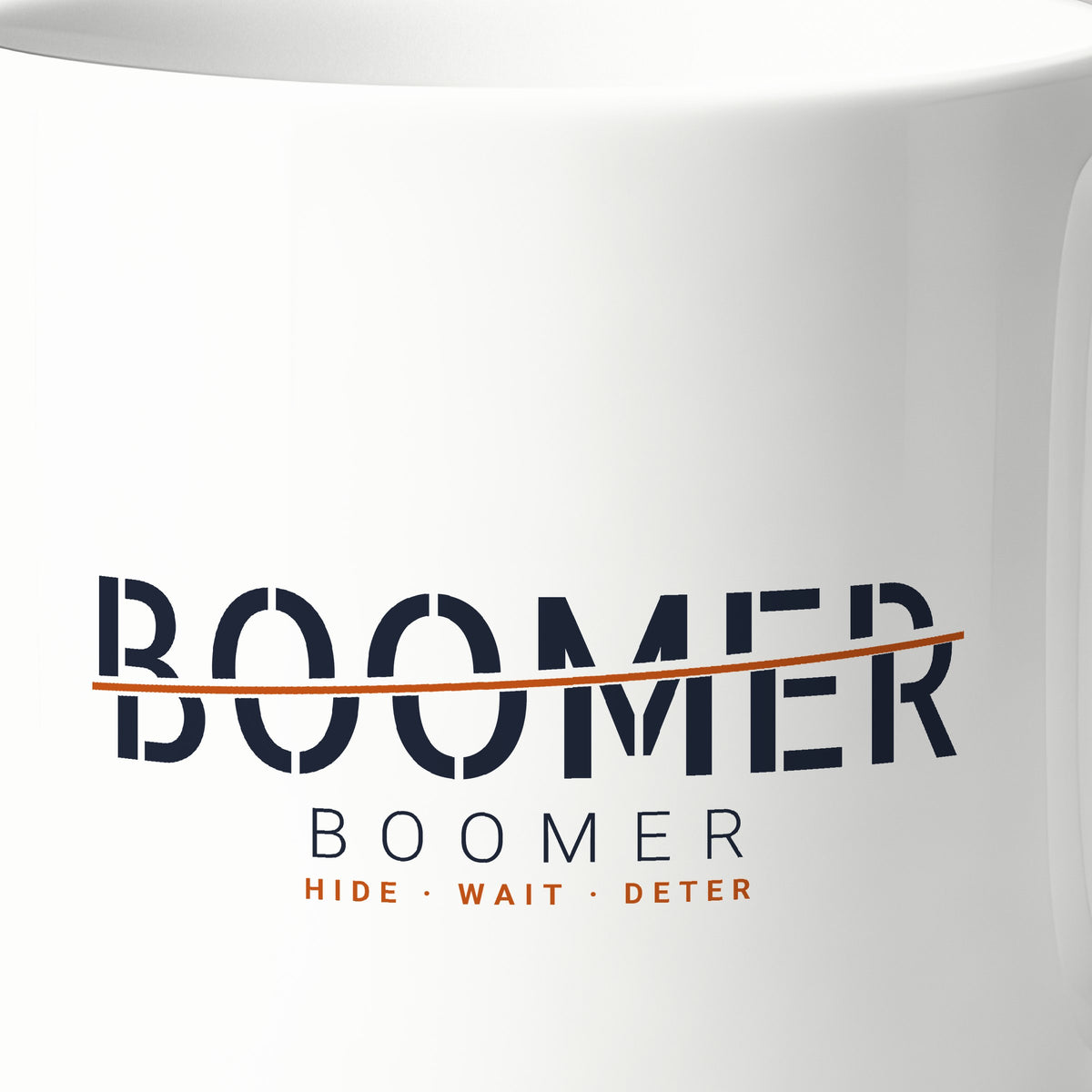 Fast Attack & Boomer Boomer Mug, print detail