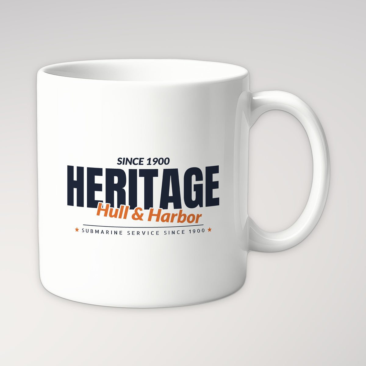 Hull & Harbor Heritage Club Mug in white