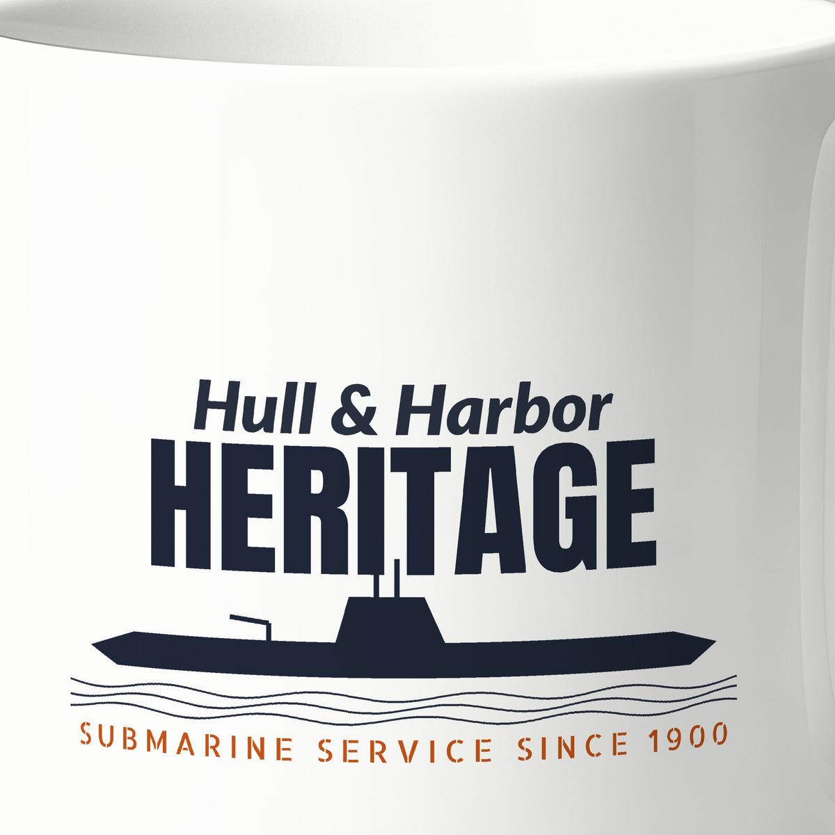 Hull & Harbor Heritage Profile Mug, print detail
