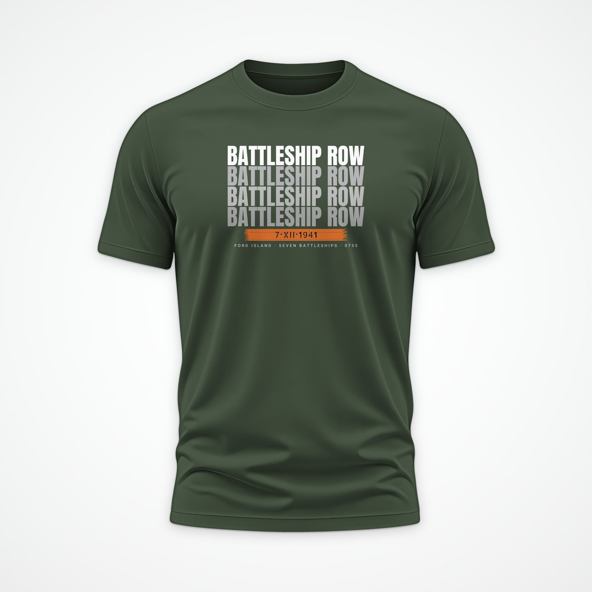 Battleship Row Echo Tee in Olive