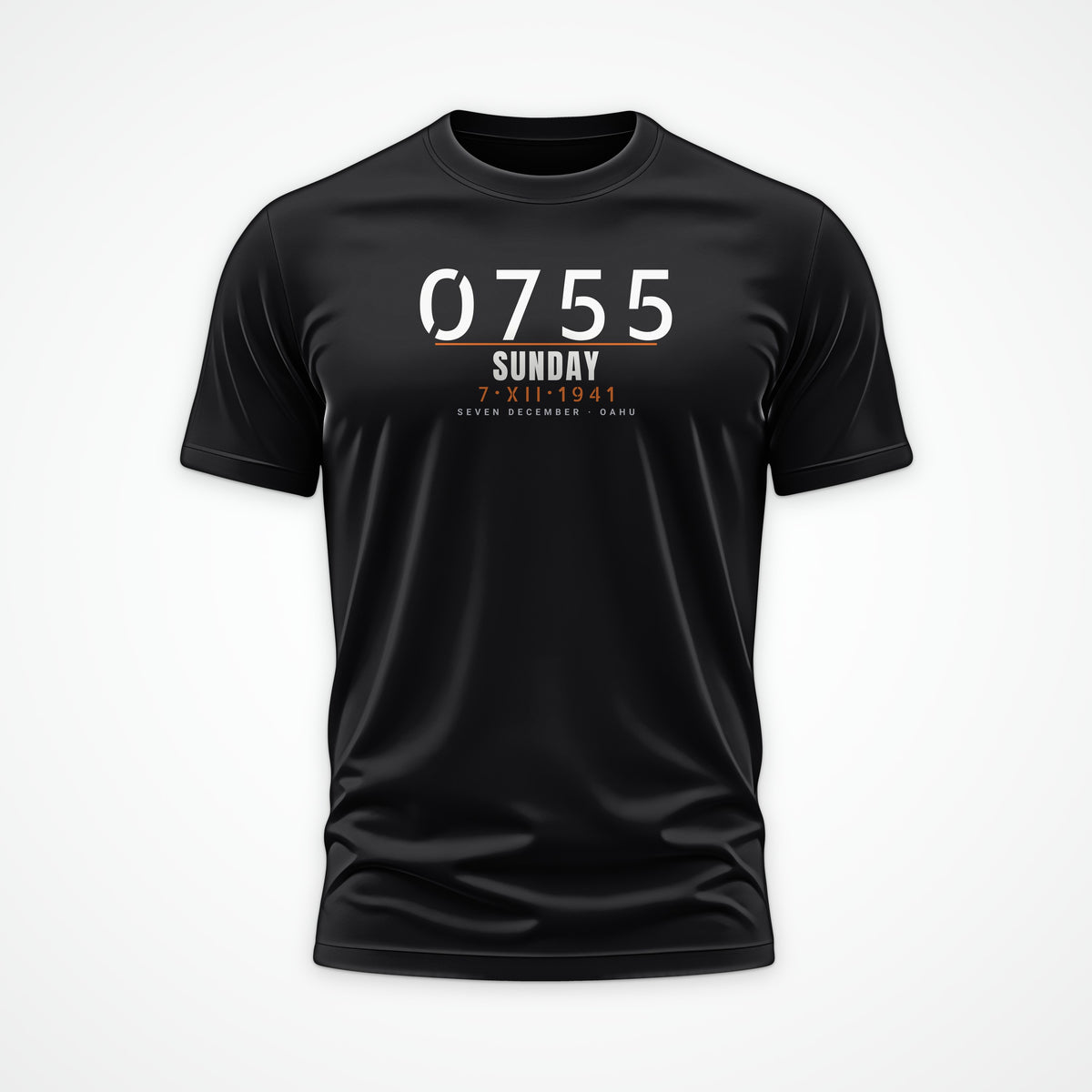 Seven December 0755 Tee in Black