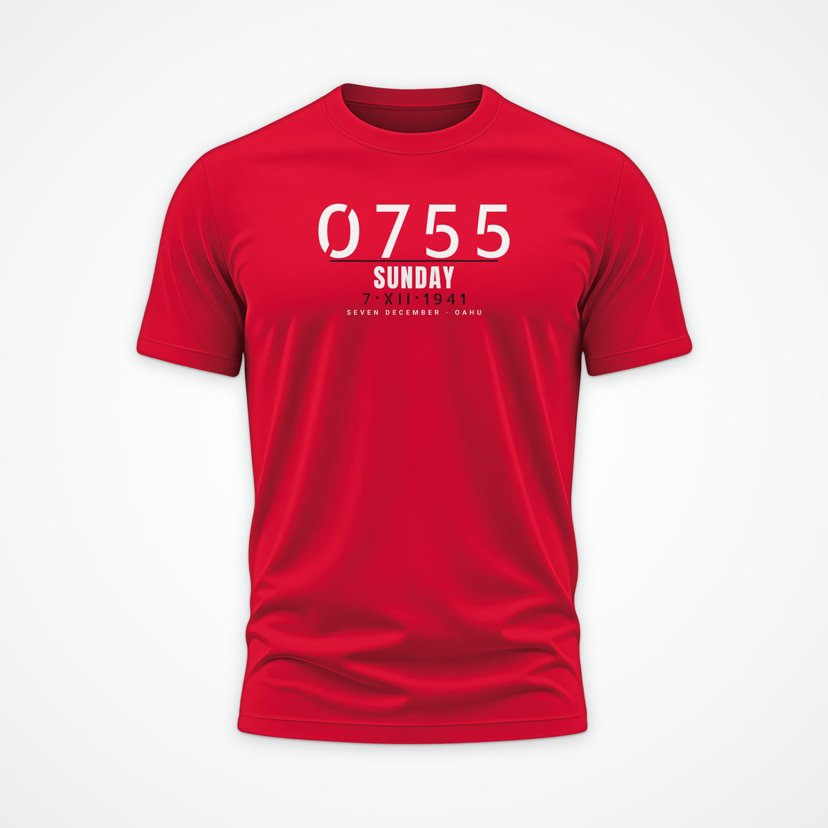 Seven December 0755 Tee in Red