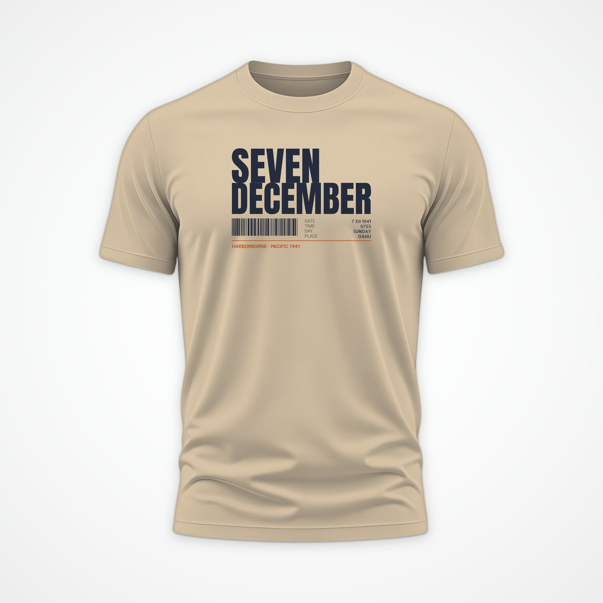 Seven December Tag Tee in Desert Dust