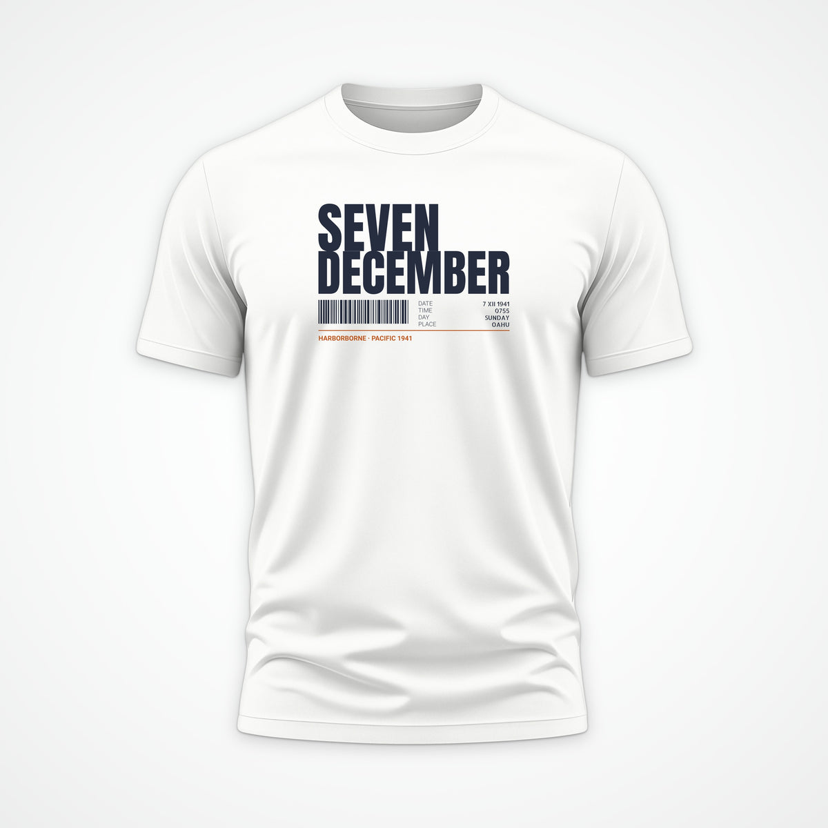Seven December Tag Tee in White