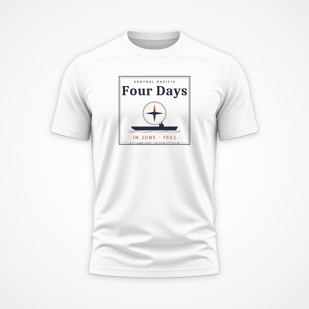Four Days in June Frame Tee in White