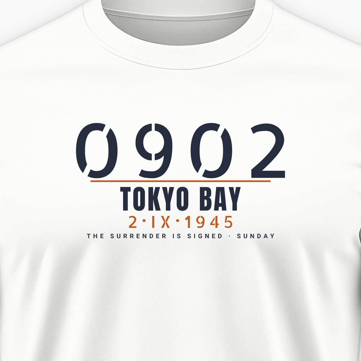 Tokyo Bay 0902 Tee, front print detail