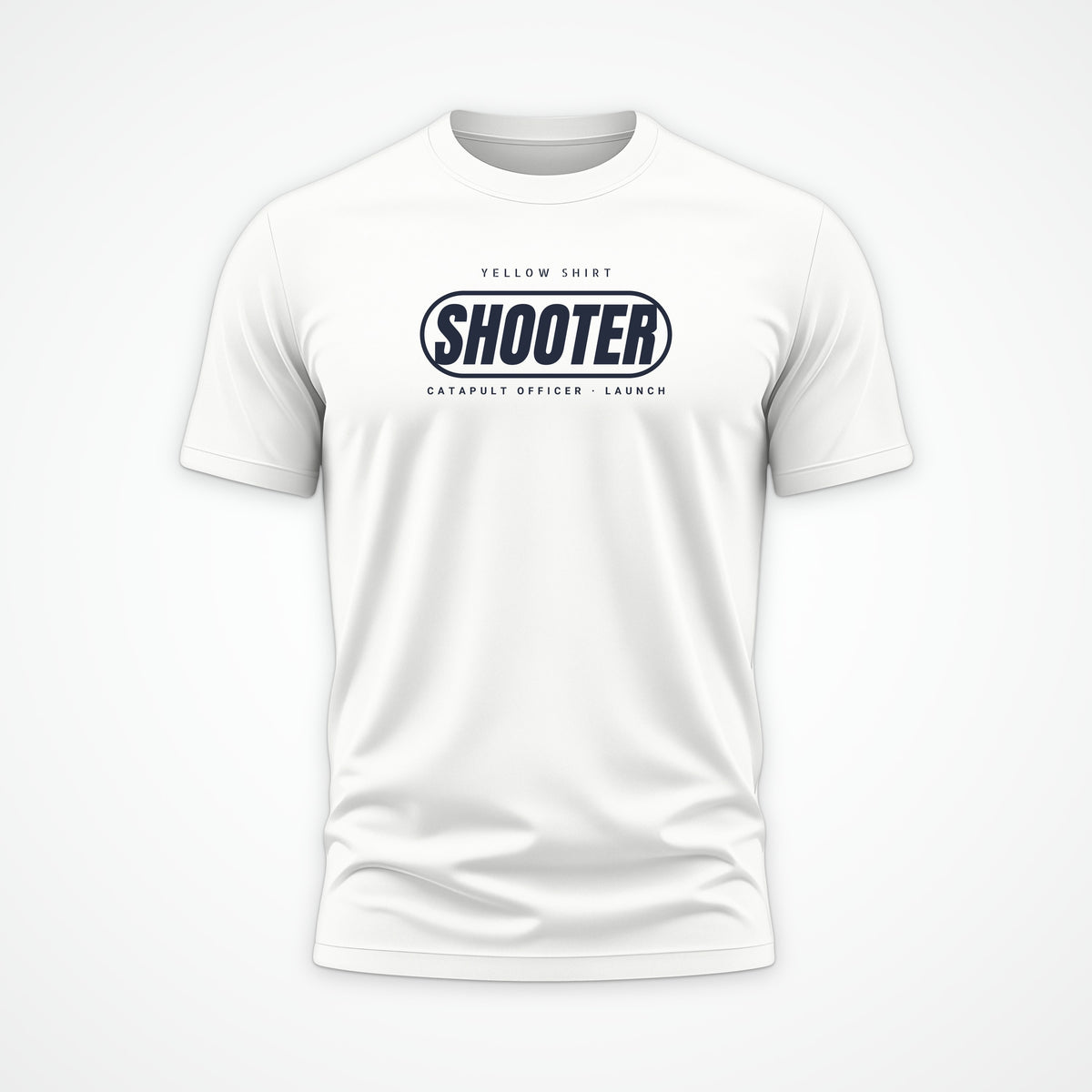 Rainbow Wardrobe Yellow Shirt Shooter Tee in White