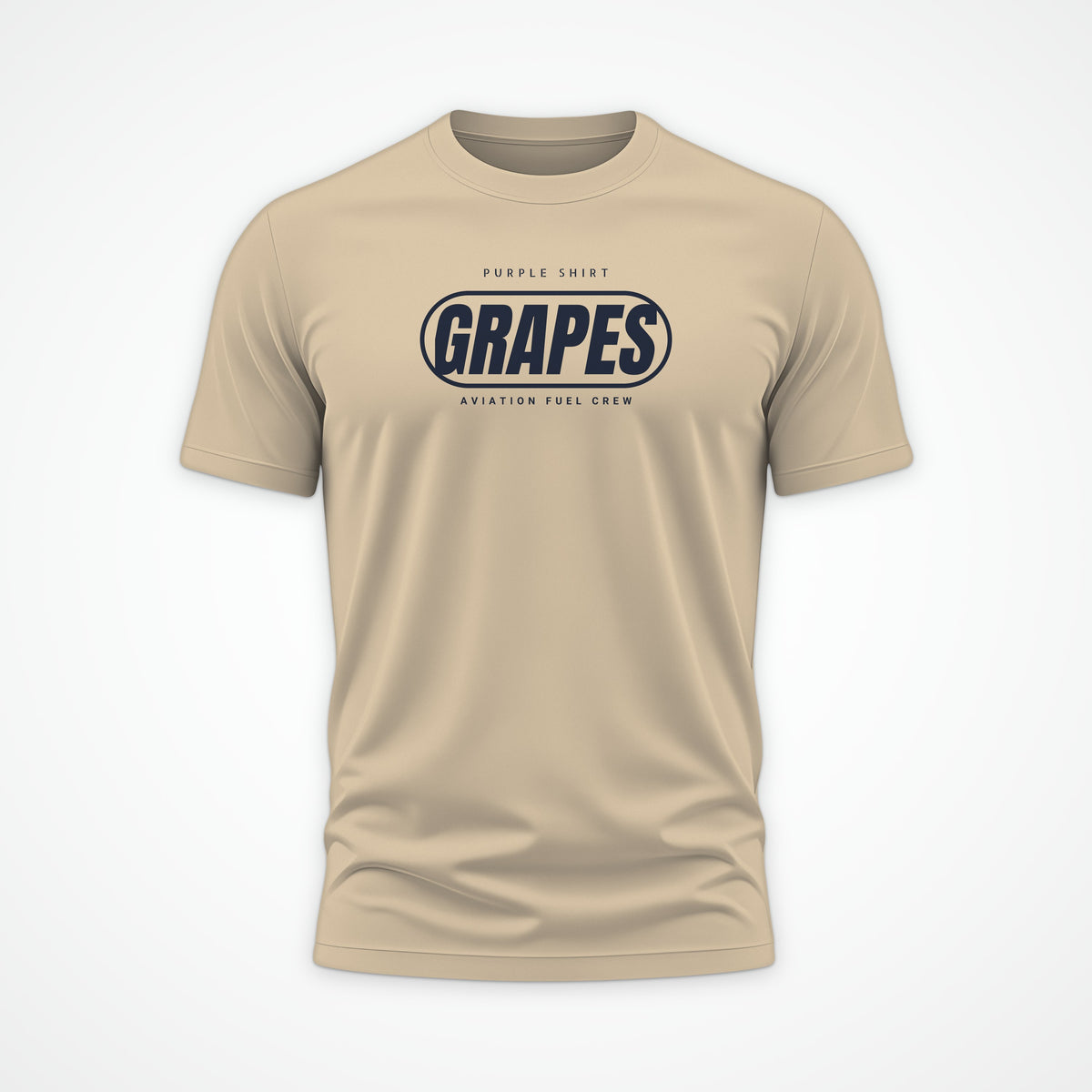 Rainbow Wardrobe Purple Shirt Grapes Tee in Desert Dust