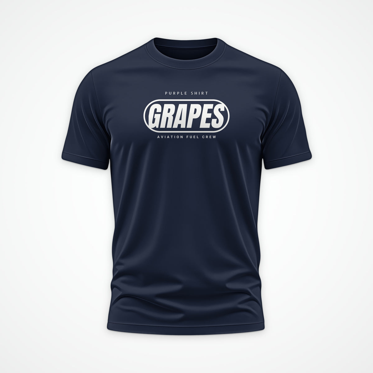 Rainbow Wardrobe Purple Shirt Grapes Tee in French Navy