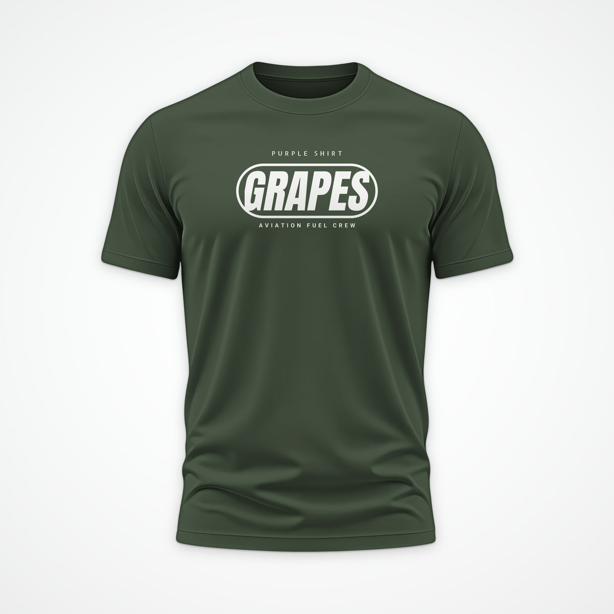 Rainbow Wardrobe Purple Shirt Grapes Tee in Olive