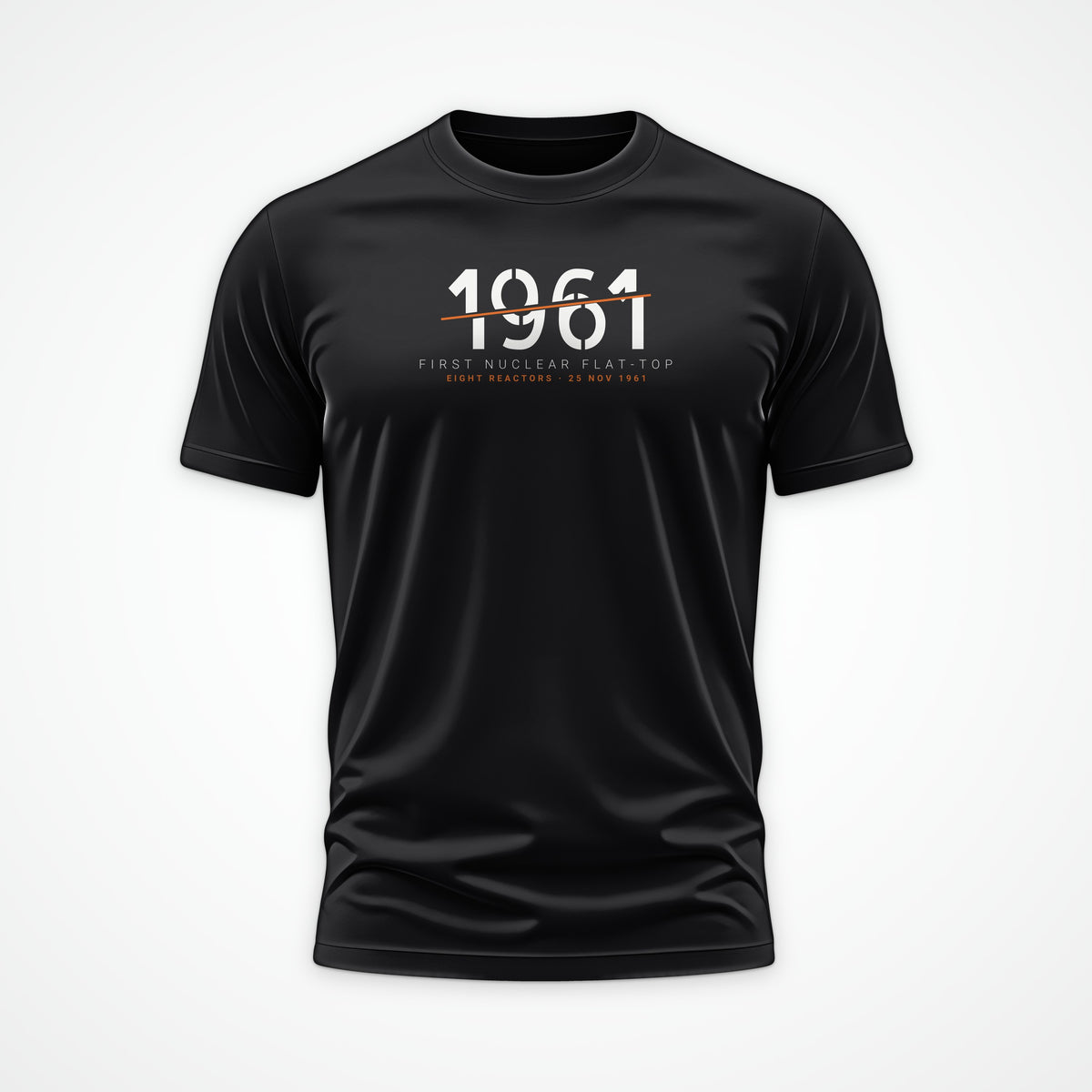 First Nuclear Flat-Top 1961 Sliced Tee in Black