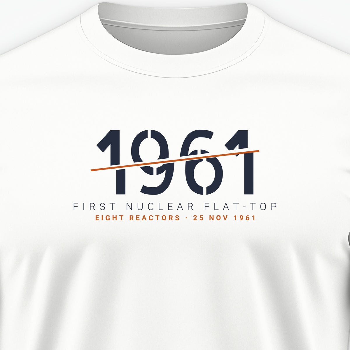 First Nuclear Flat-Top 1961 Sliced Tee, front print detail