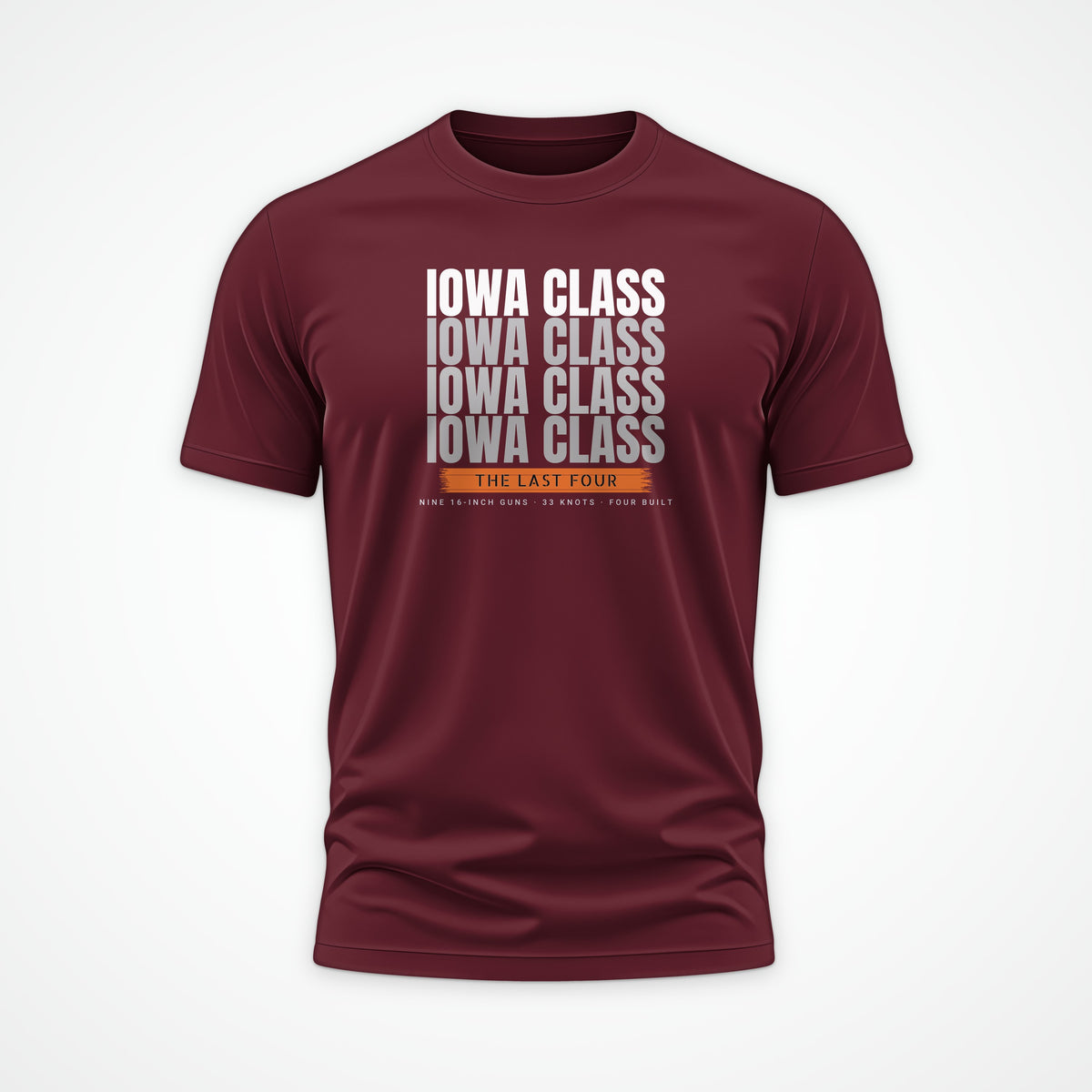The Last Four Echo Tee in Burgundy