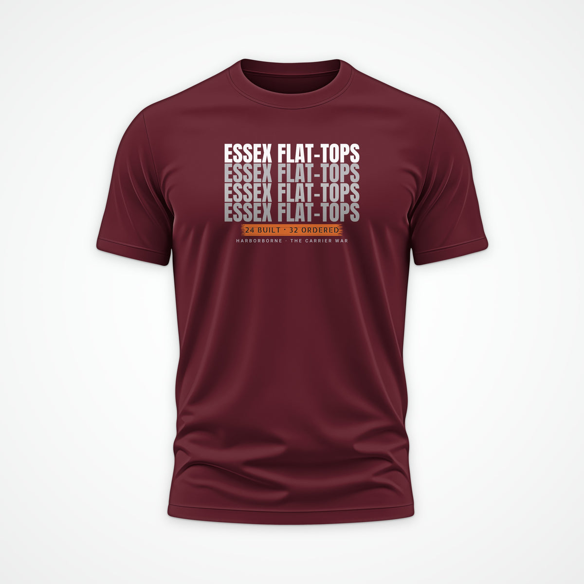 Essex Flat-Tops Echo Tee in Burgundy