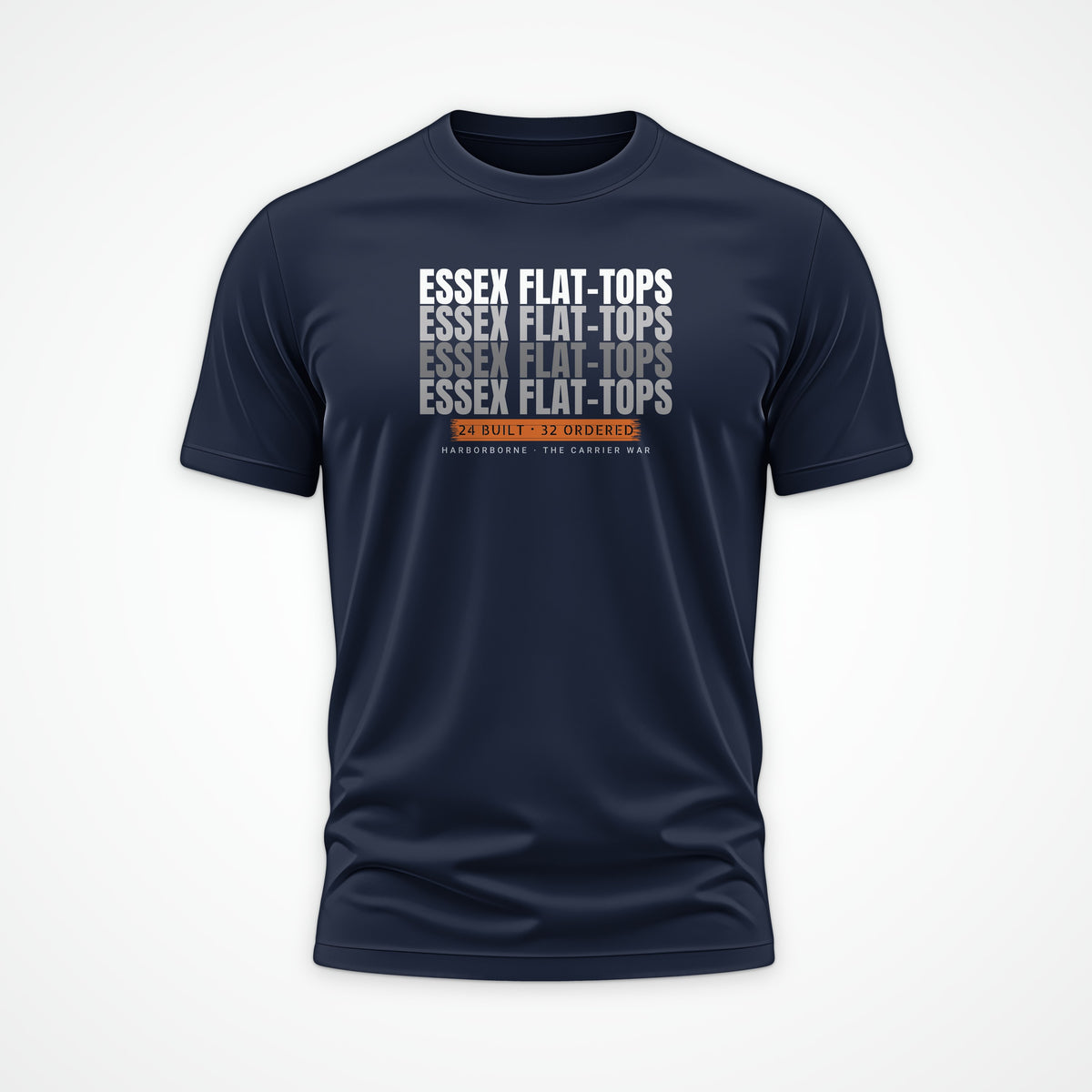 Essex Flat-Tops Echo Tee in French Navy