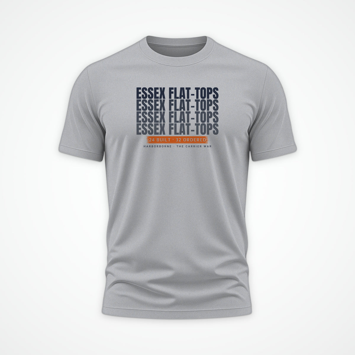 Essex Flat-Tops Echo Tee in Heather Grey