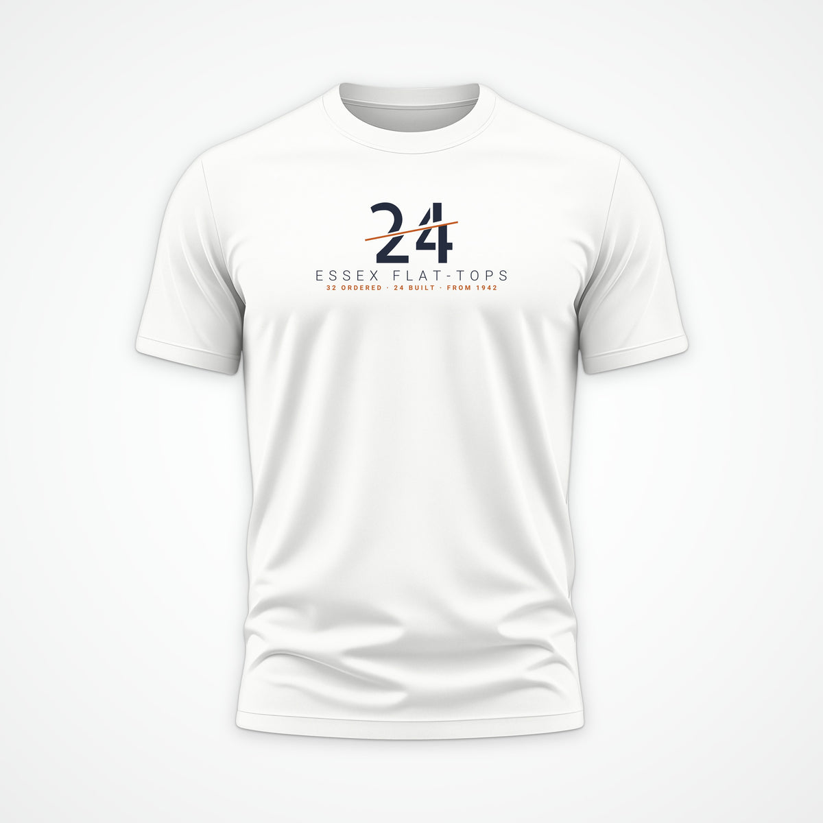 Essex Flat-Tops 24 Sliced Tee in White