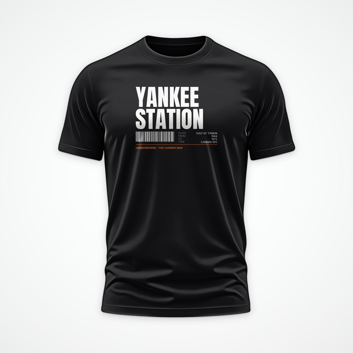 Yankee Station Tag Tee in Black