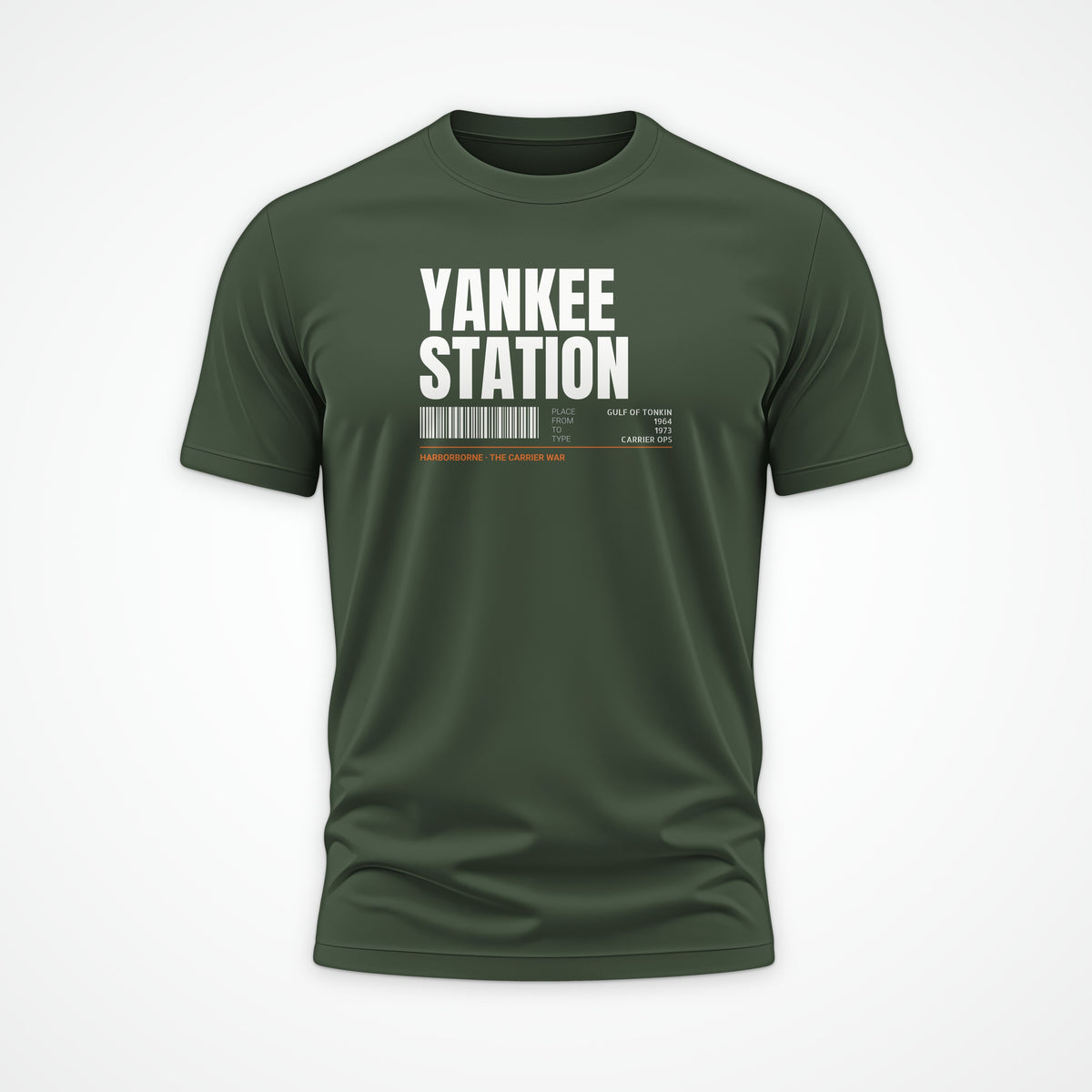Yankee Station Tag Tee in Olive